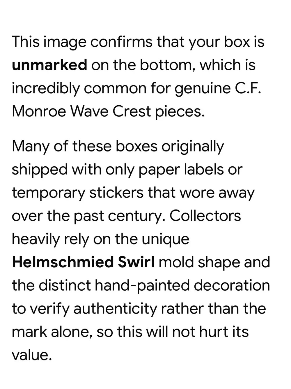 Wave Crest jewelry casket dresser box. Helmschmied Swirl with floral print.
